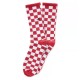 CHAUSSETTES VANS checkerboard rouge