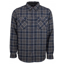 CHEMISE INDEPENDENT flannel navy plaid